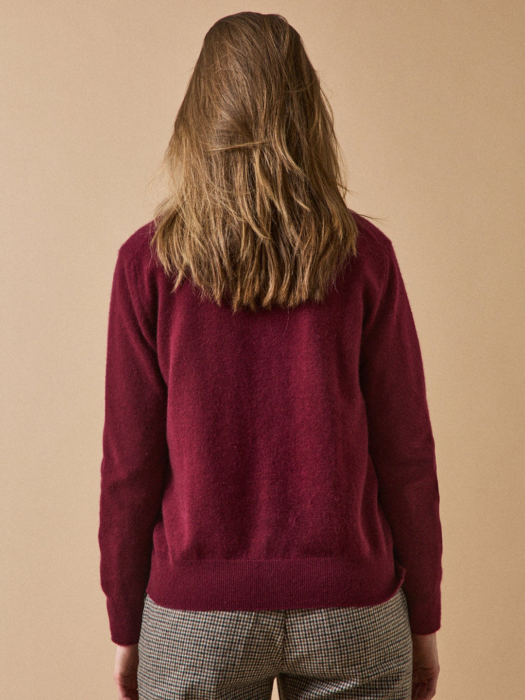 Amandine | Gilet boutonné en cachemire