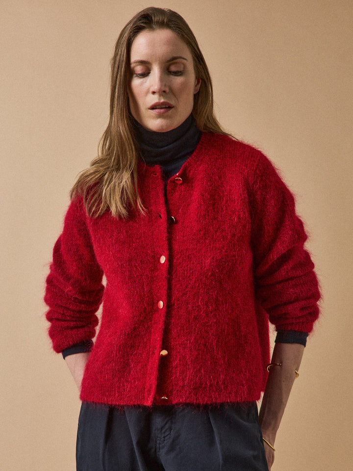 Juliette | Gilet en laine et mohair