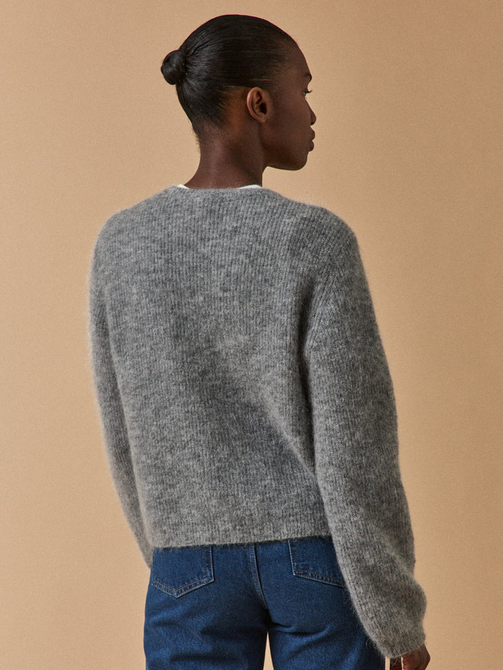 Clémence | Gilet en laine et mohair