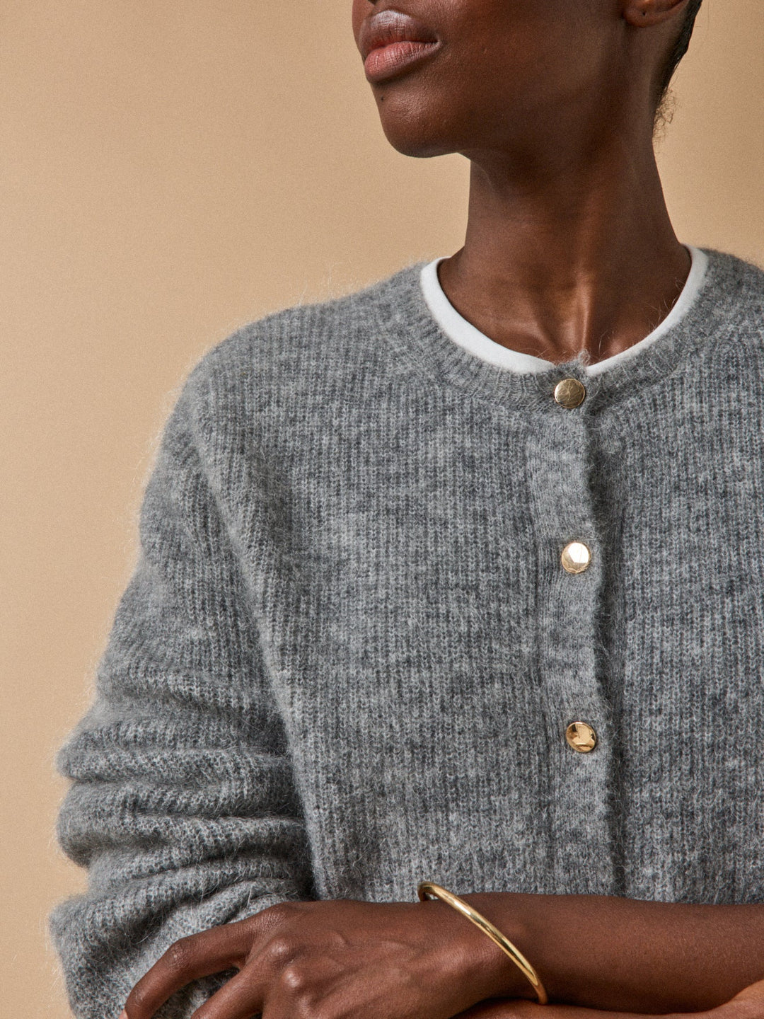 Clémence | Gilet en laine et mohair