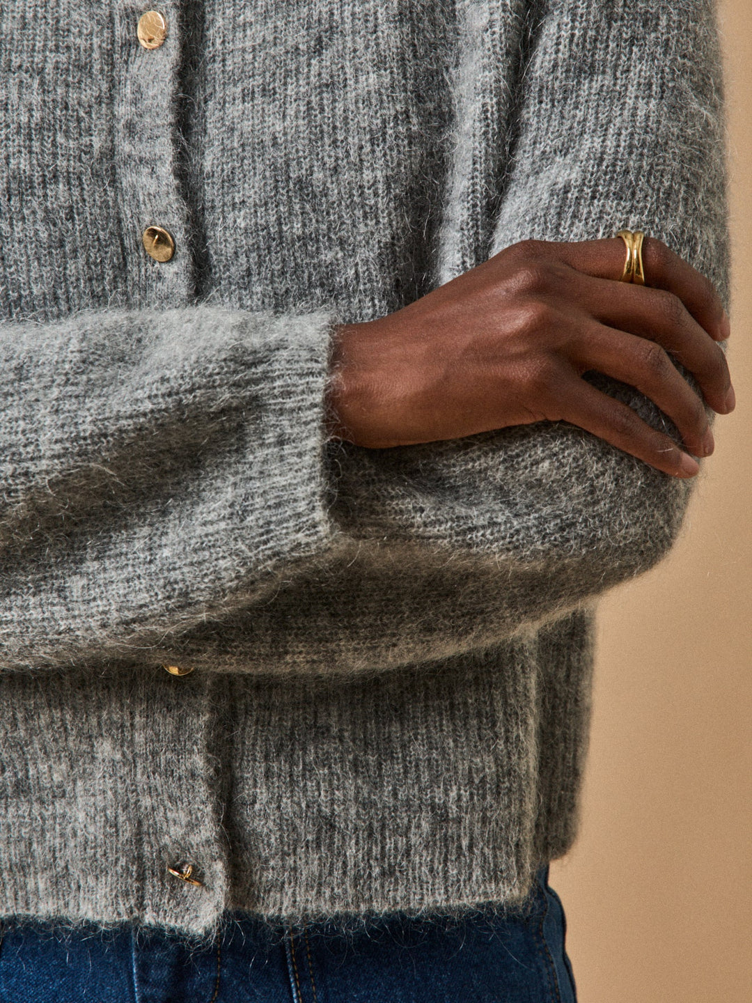 Clémence | Gilet en laine et mohair