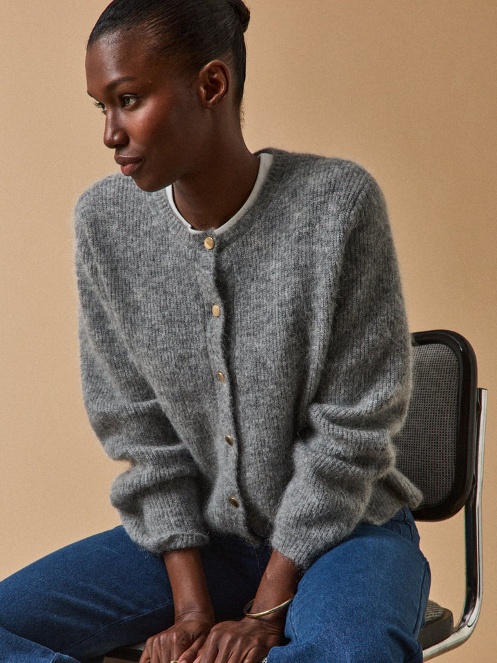Clémence | Gilet en laine et mohair