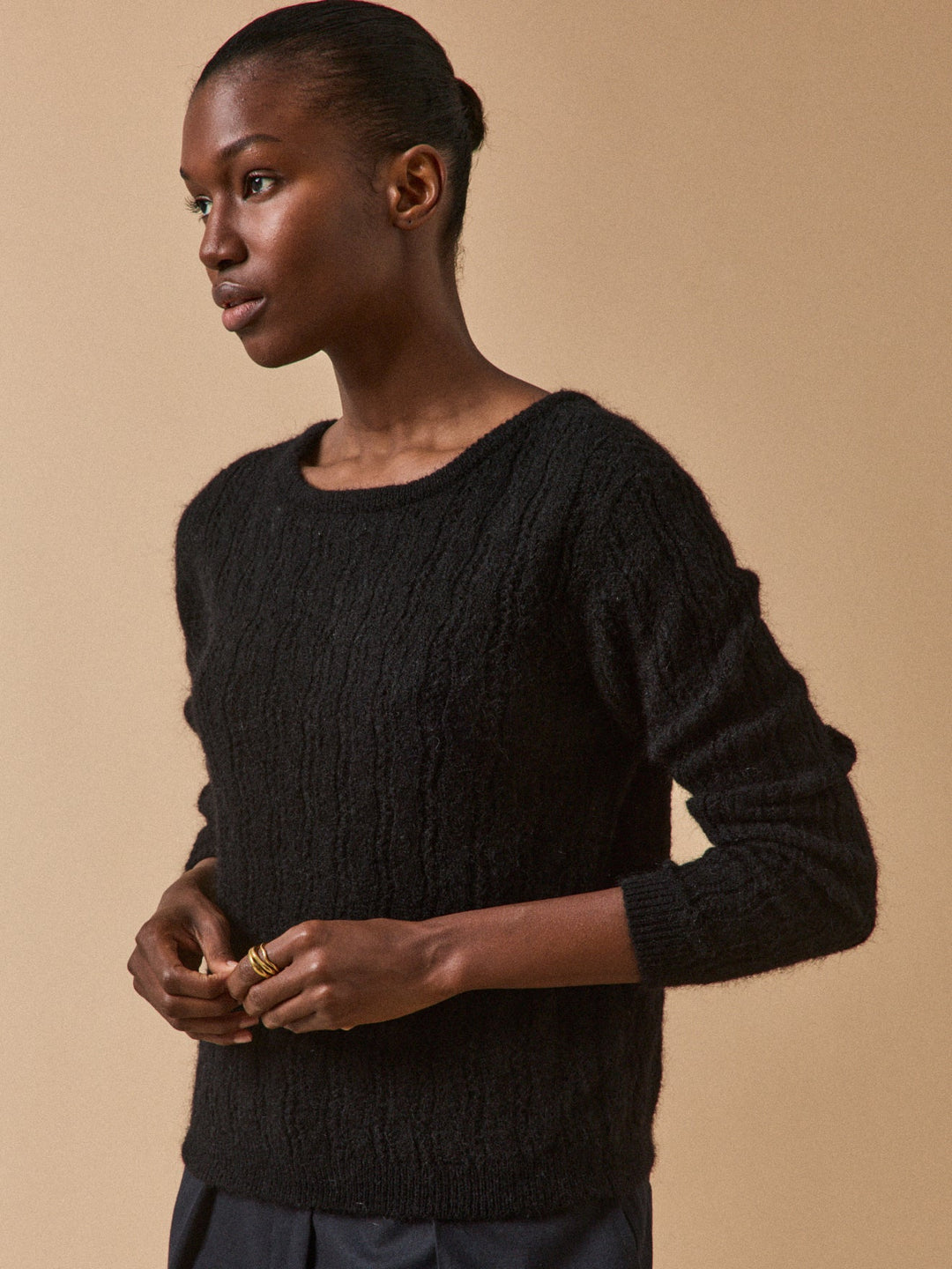 Florence | Gilet réversible en mélange de kid mohair