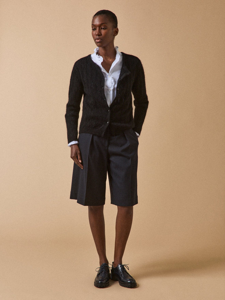 Florence | Gilet réversible en mélange de kid mohair