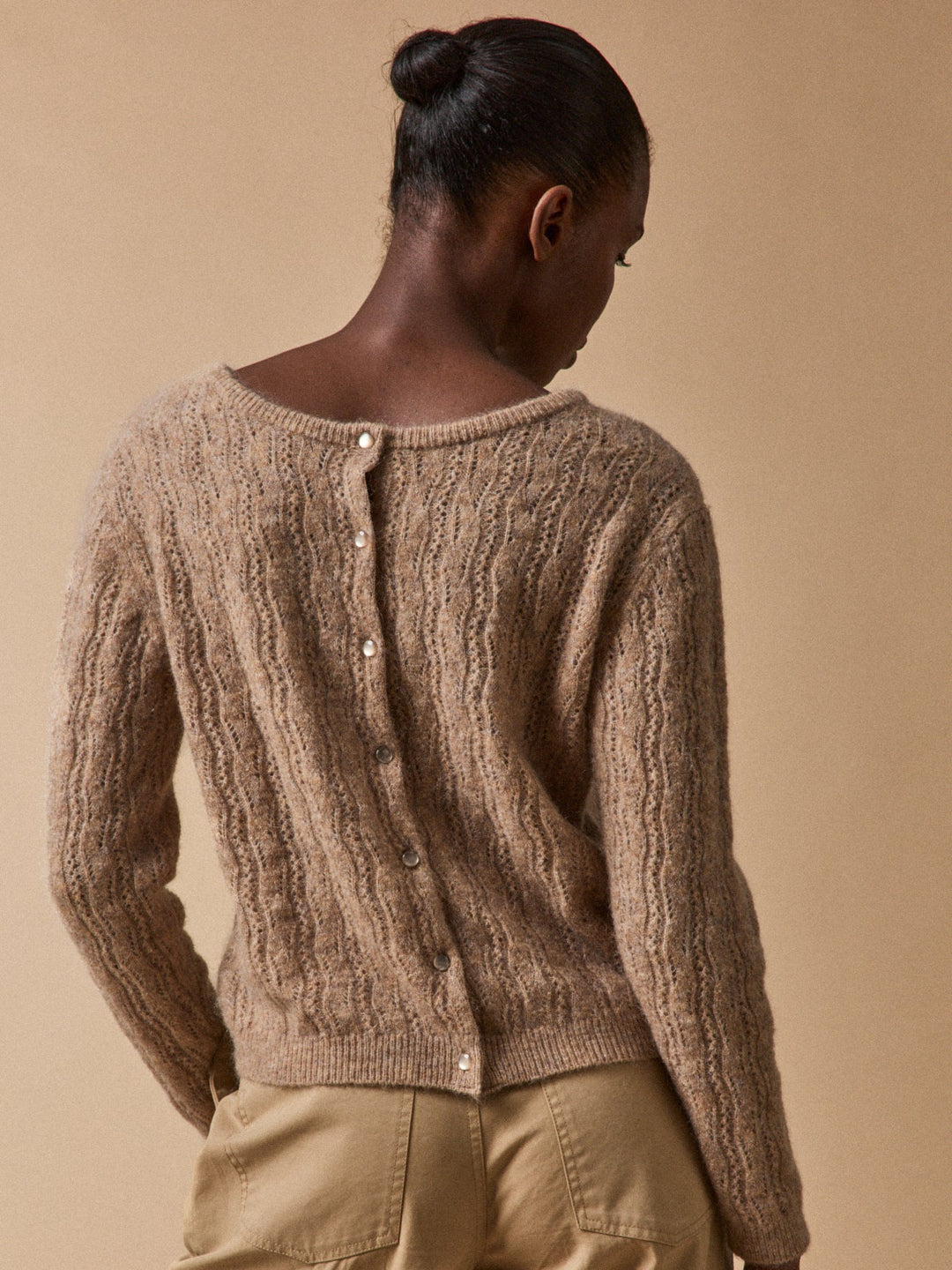 Margaux | Gilet réversible en kid mohair