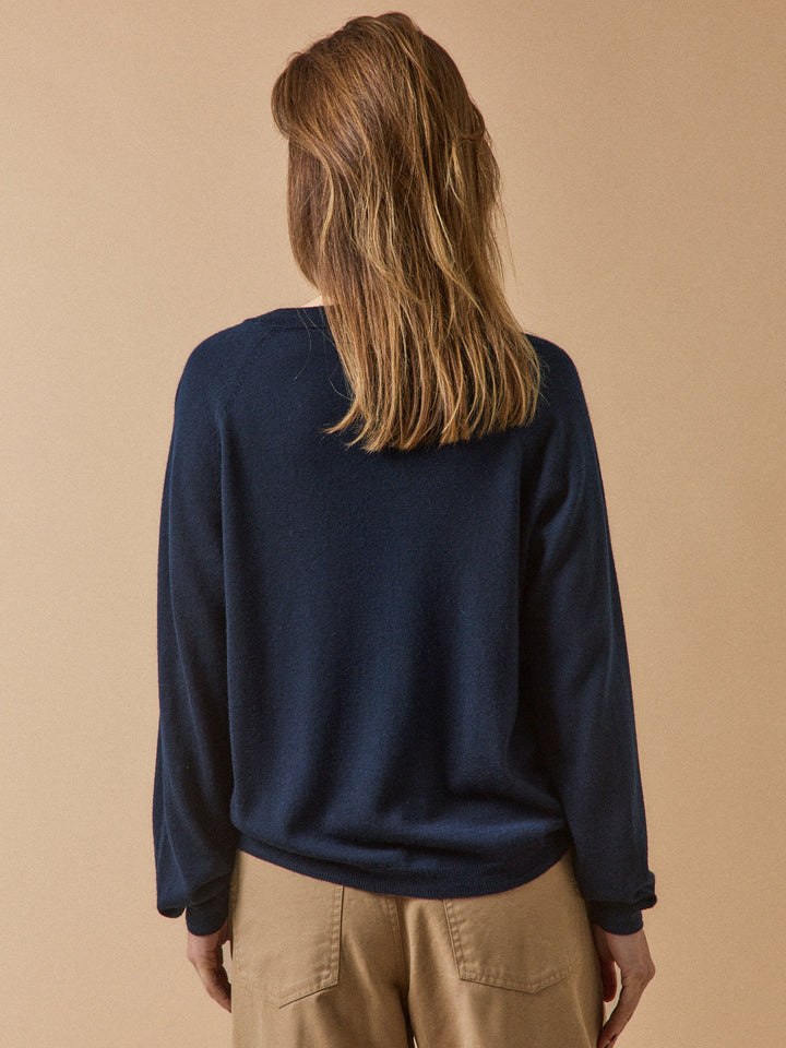 Adèle | Gilet boutonné en laine mérinos RWS*