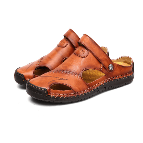 Chris™ | Sandales en cuir orthopédique