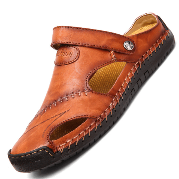 Chris™ | Sandales en cuir orthopédique