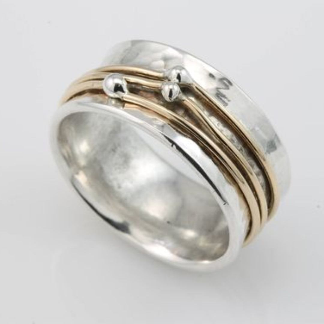 Shine - Bague en Argent Vintage Guld Lager