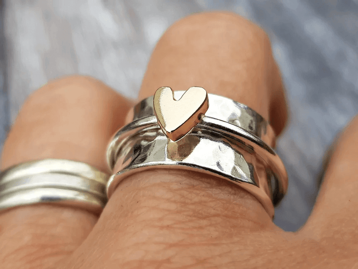 Melly - Bague en argent Amor