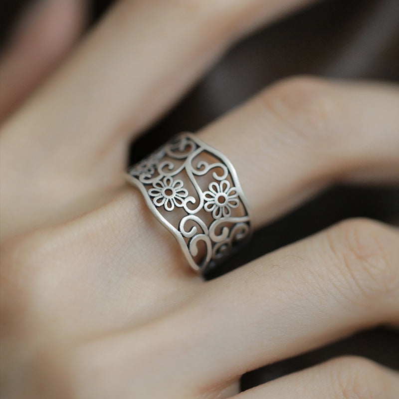Bonnie - Bague en Argent Vintage