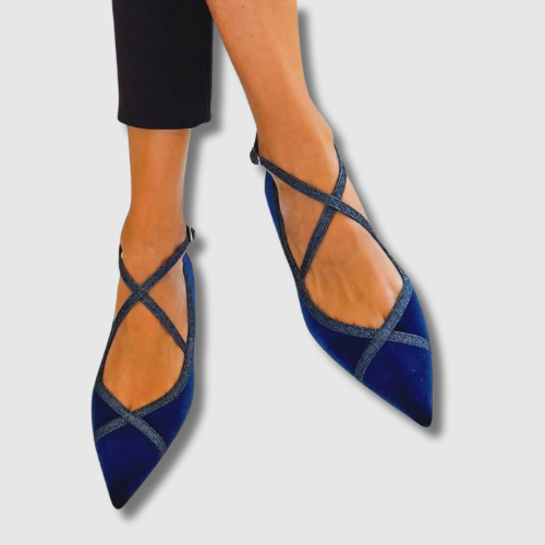 Noëlle™ | Mocassins Chics Bleu marine