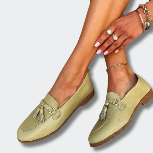 Meya™ | Mocassins classiques vert olive