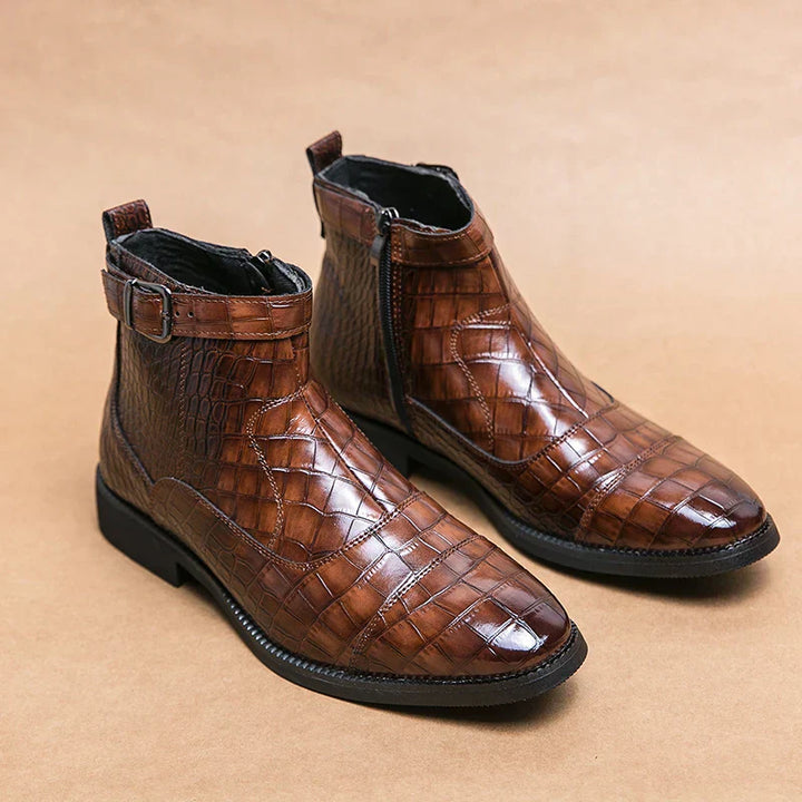 Dylan | Bottines en Cuir Synthétique avec Boucle