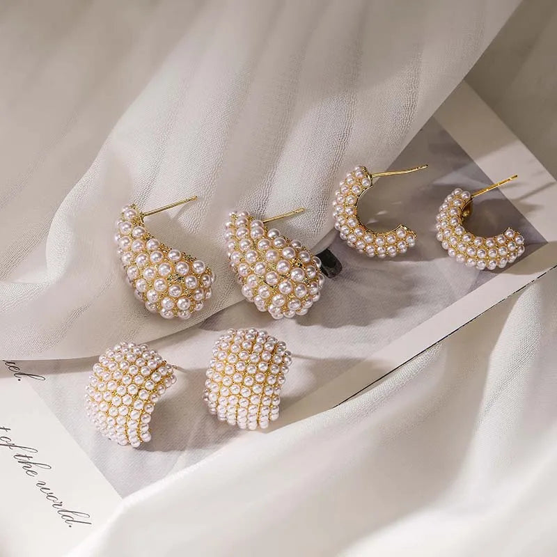 Boucles d'oreilles en perles classiques