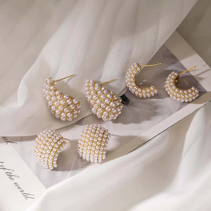 Boucles d'oreilles en perles classiques