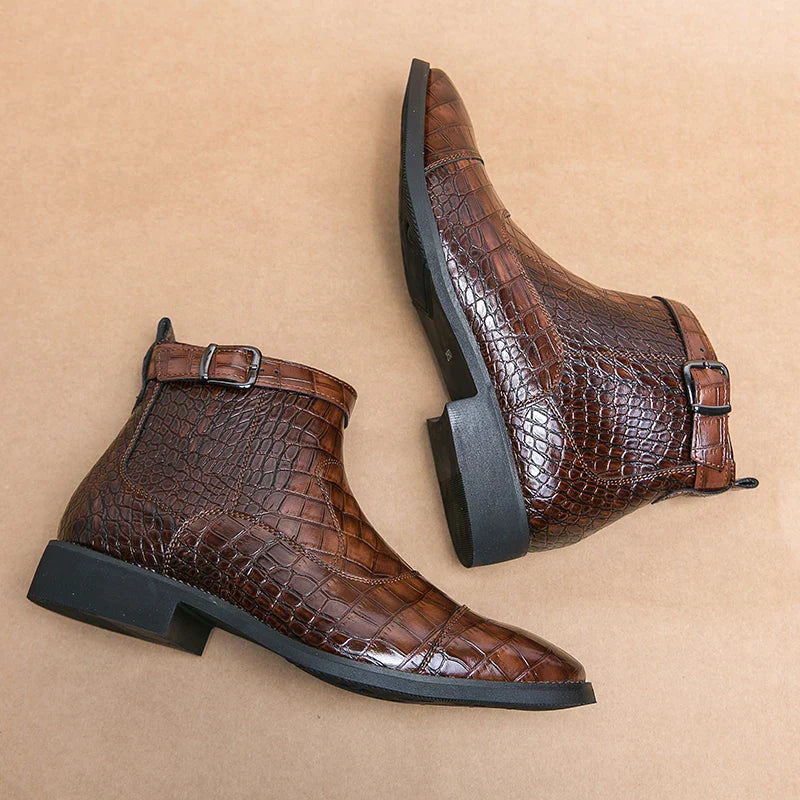 Dylan | Bottines en Cuir Synthétique avec Boucle