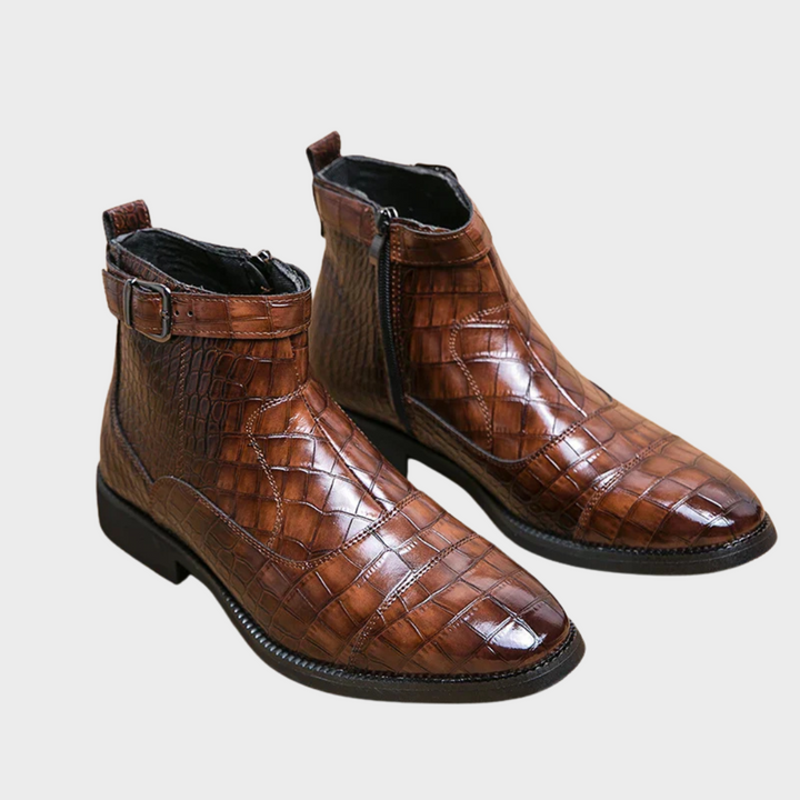 Dylan | Bottines en Cuir Synthétique avec Boucle