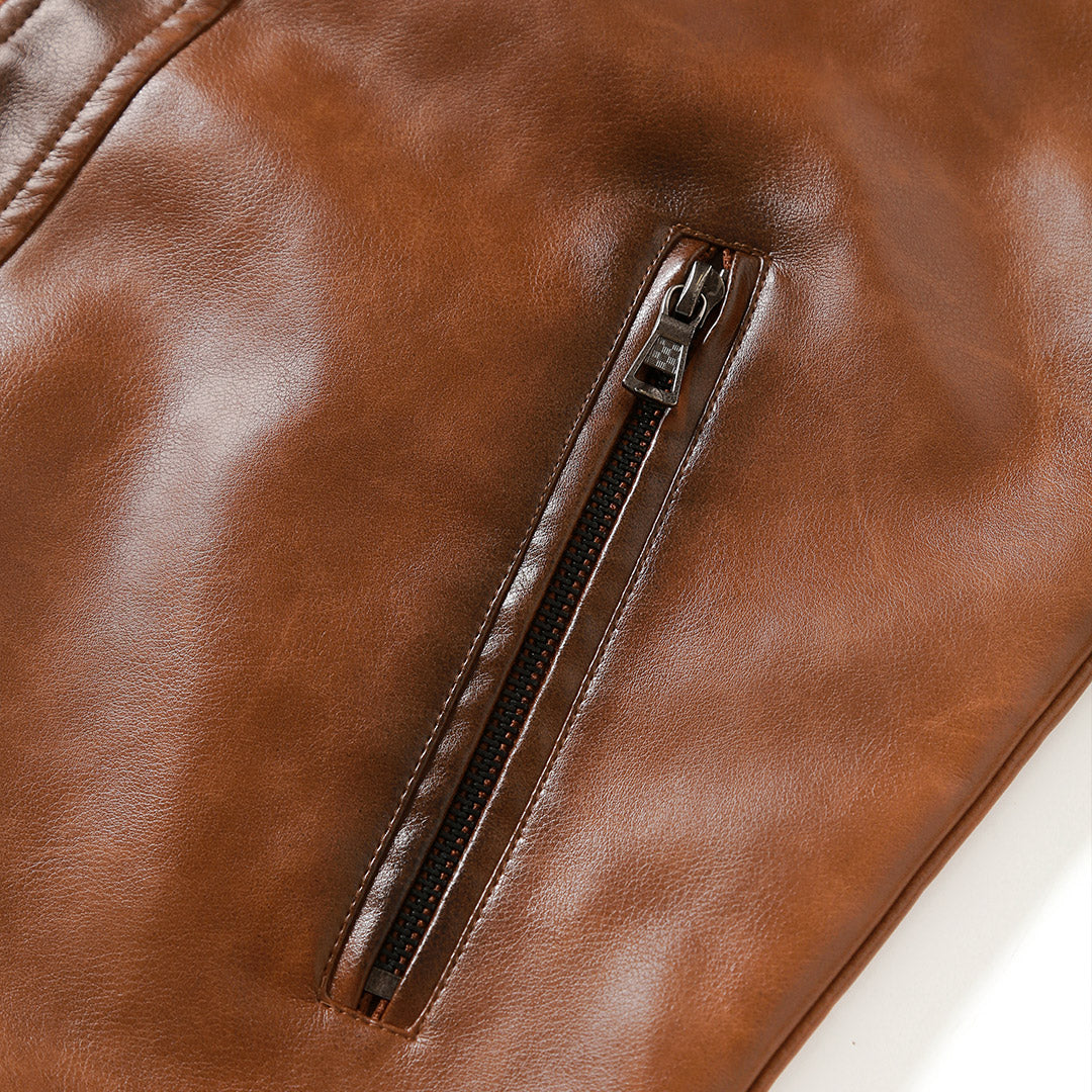 Adrien | Veste en Cuir Roadster