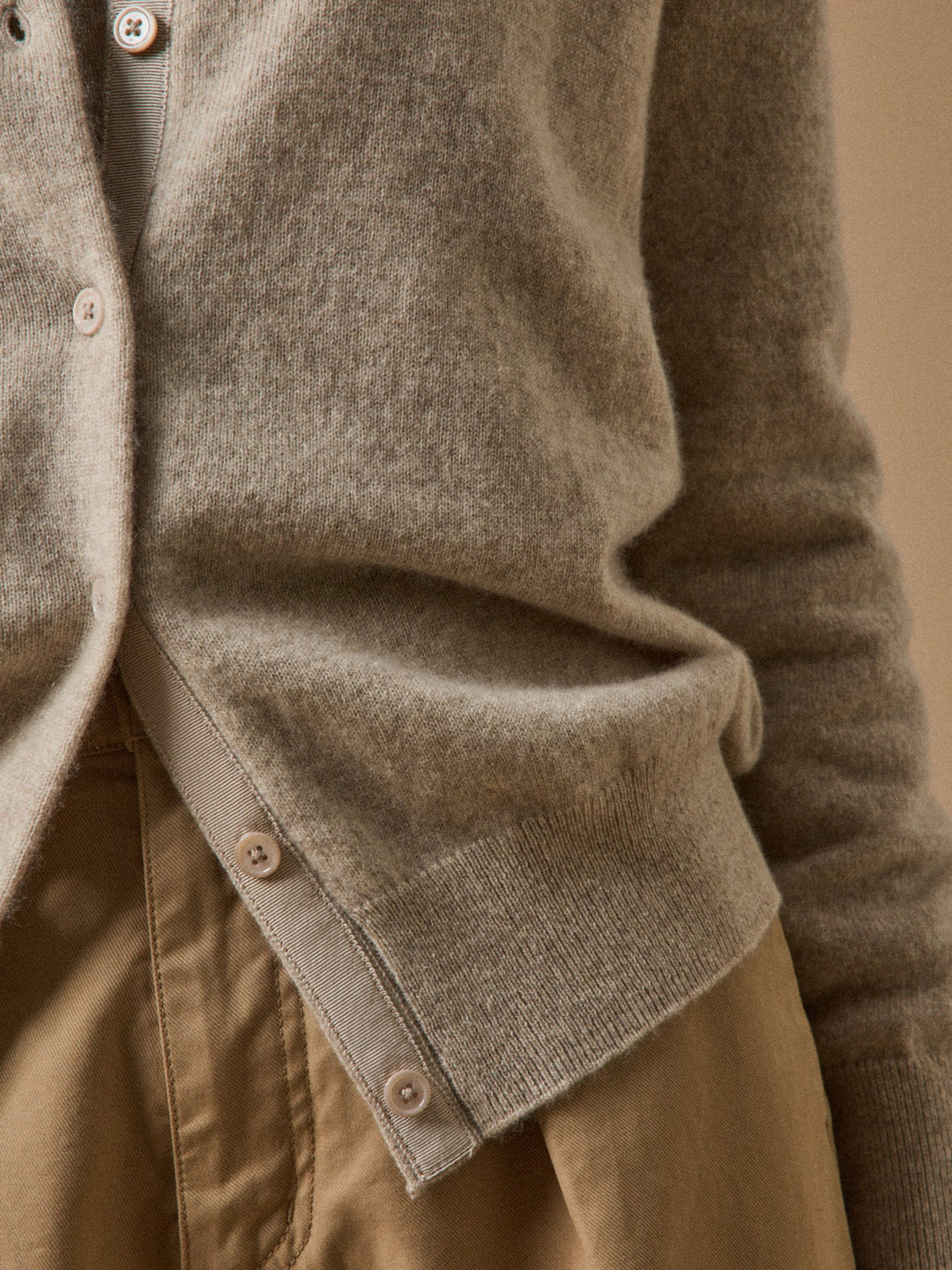 Florine | Gilet boutonné en cachemire