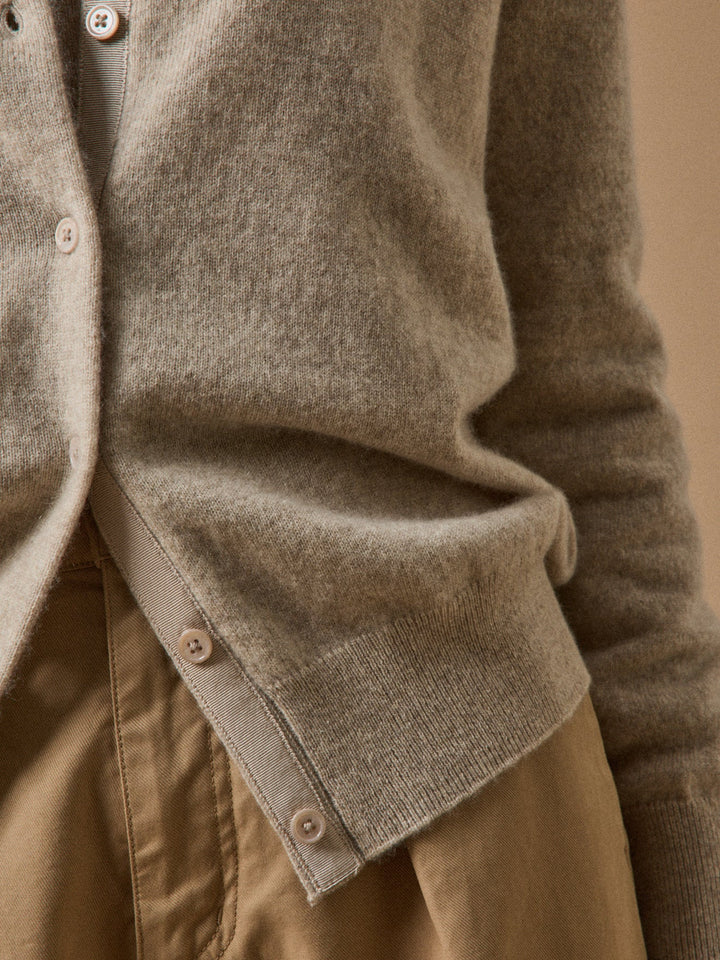 Florine | Gilet boutonné en cachemire