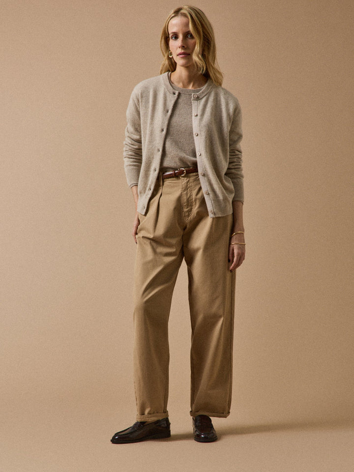 Florine | Gilet boutonné en cachemire