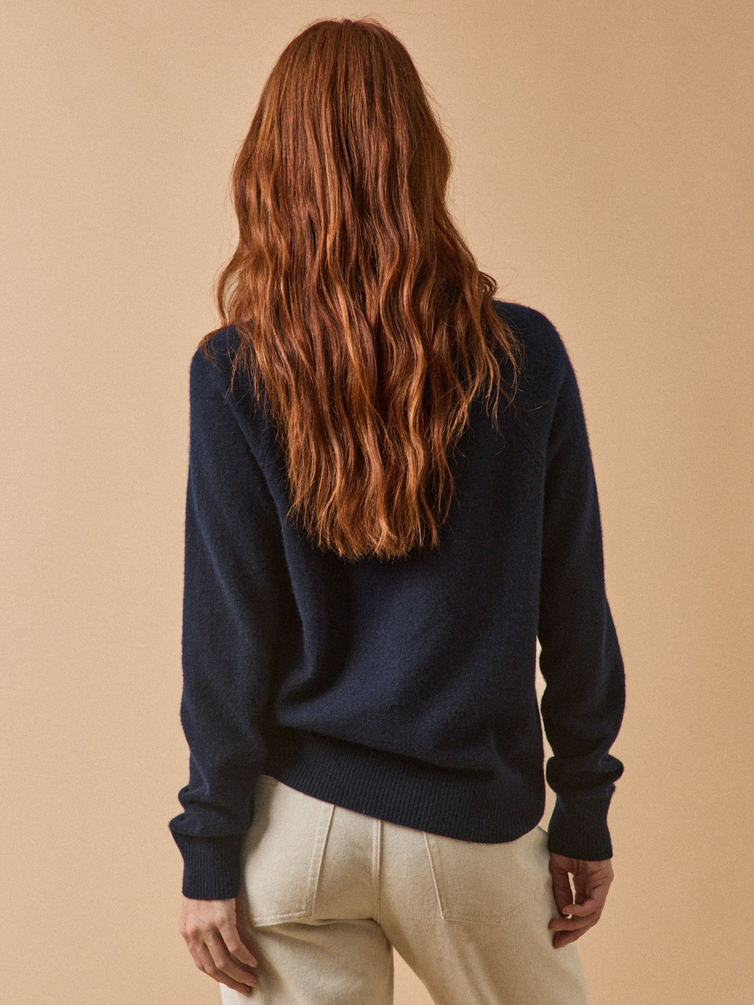 Élise | Pull en cachemire à col rond