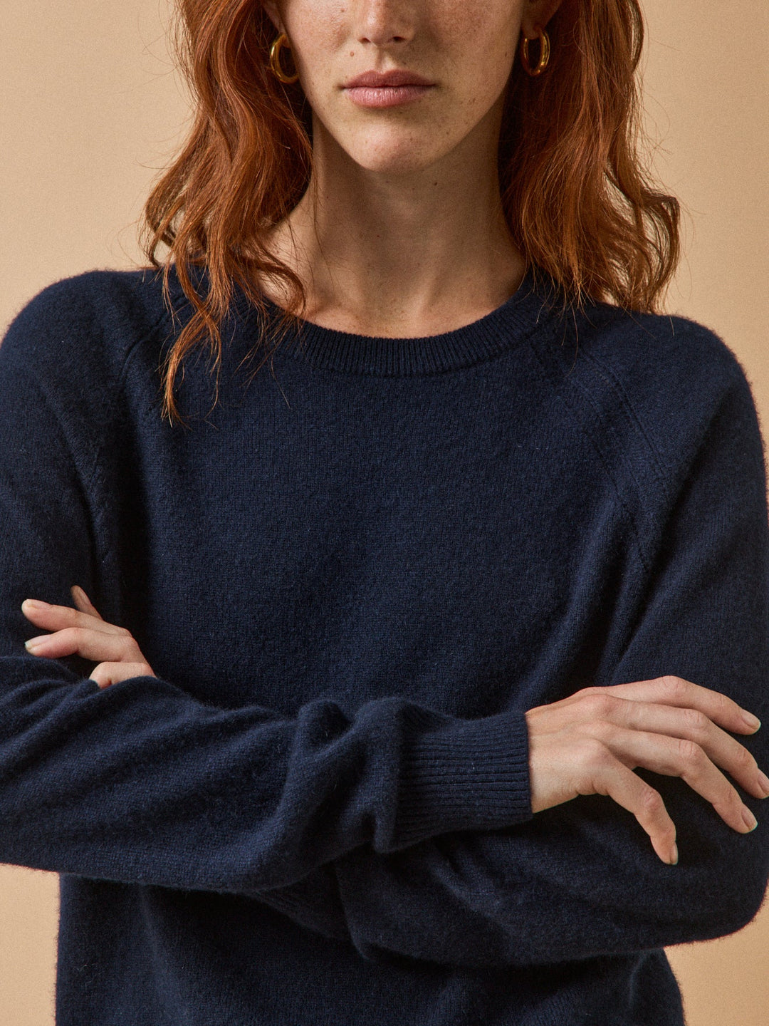 Élise | Pull en cachemire à col rond