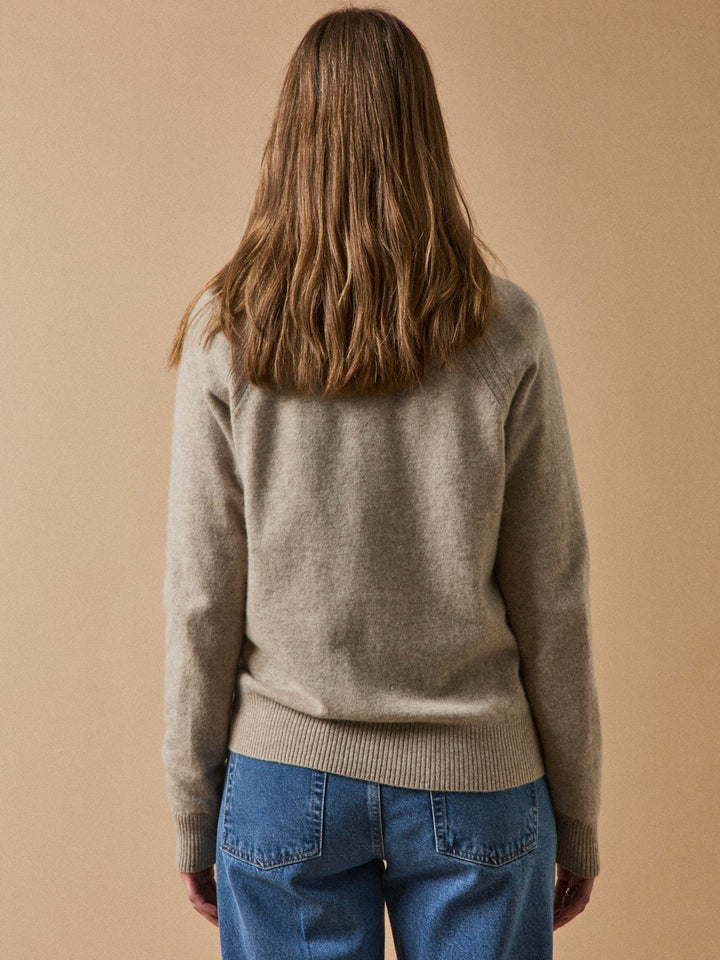 Solène | Pull col rond en cachemire