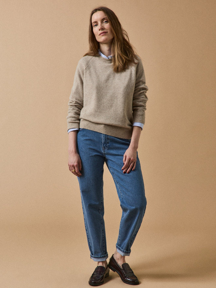 Solène | Pull col rond en cachemire