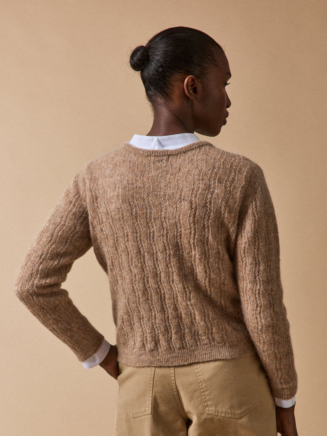 Margaux | Gilet réversible en kid mohair