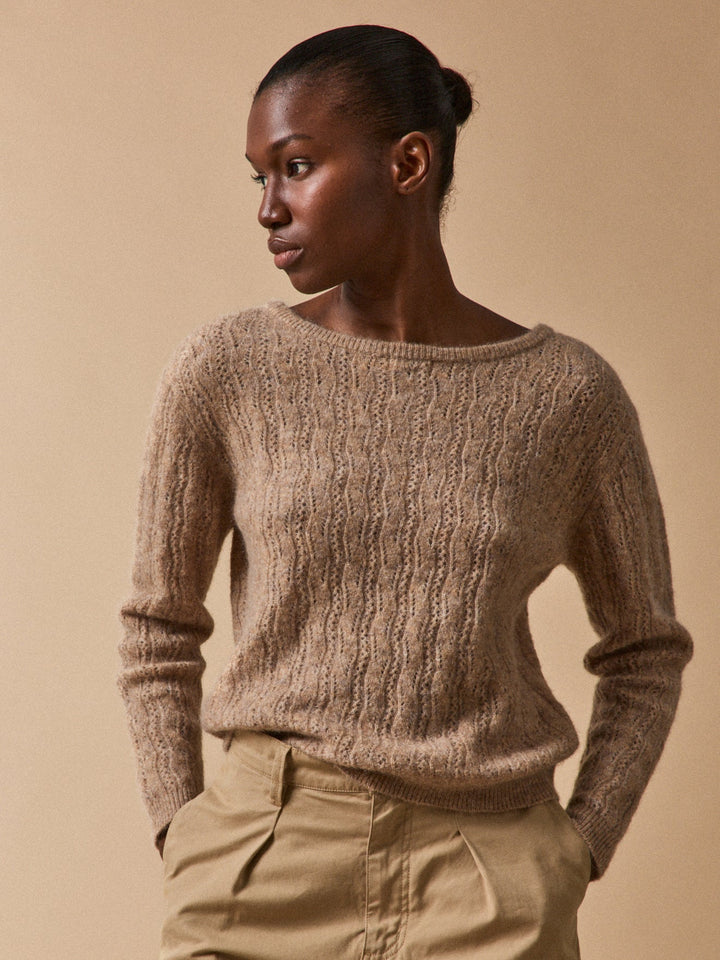 Margaux | Gilet réversible en kid mohair