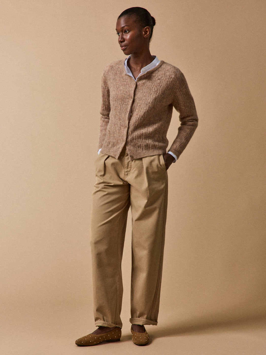 Margaux | Gilet réversible en kid mohair