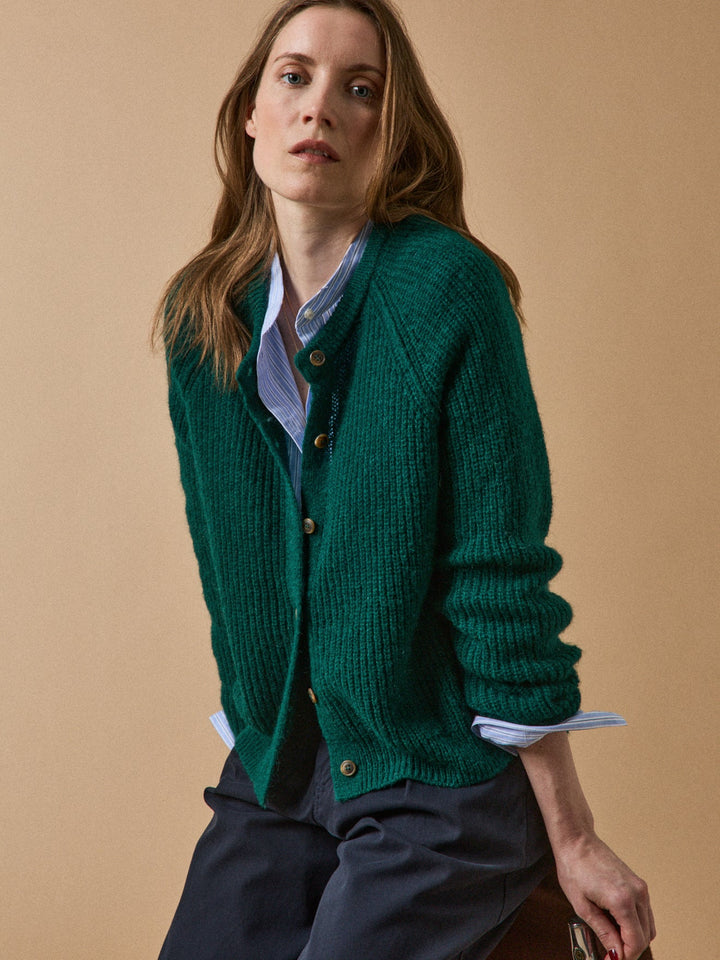 Manon | Gilet en laine, alpaga et mohair