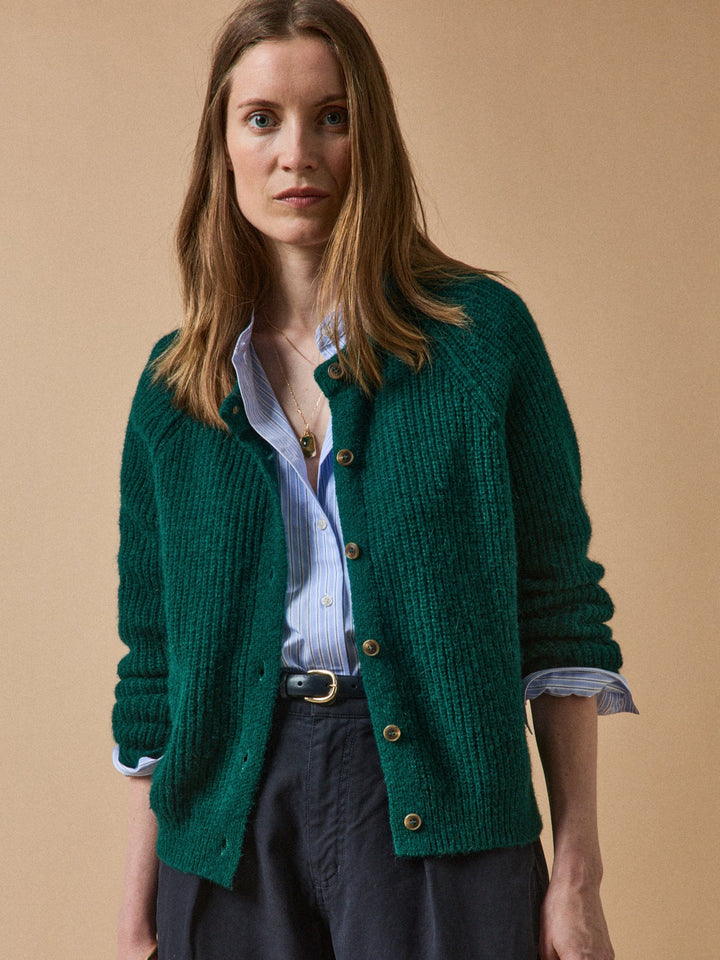 Manon | Gilet en laine, alpaga et mohair