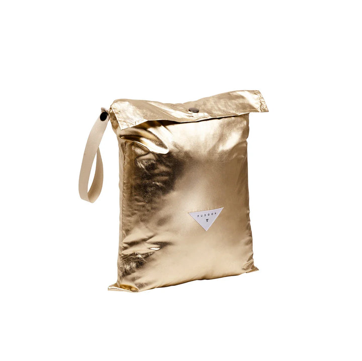 Cléophée | Capuche doudoune réversible dorée et noire