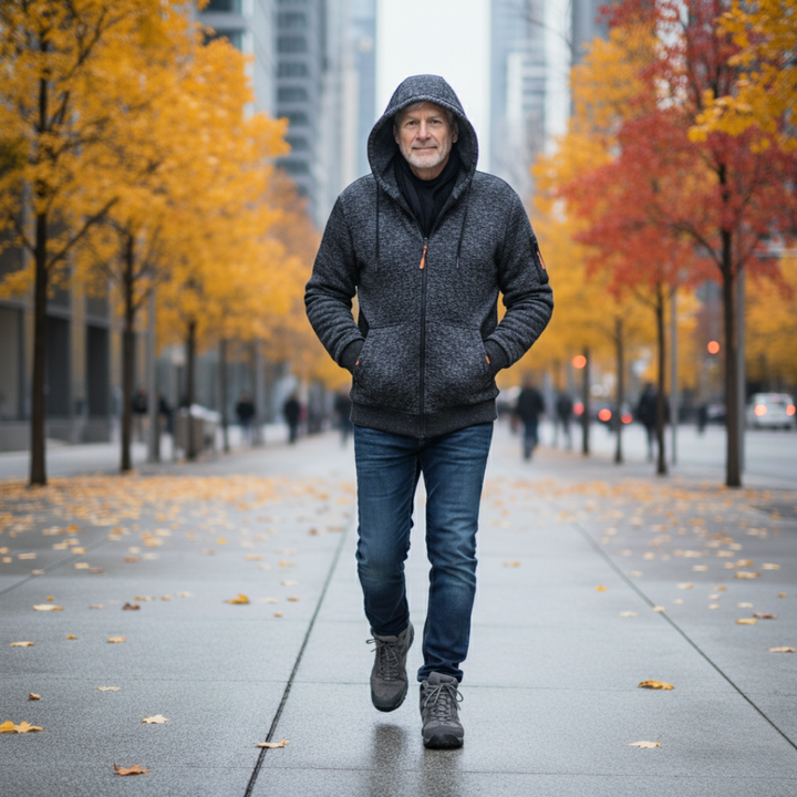 Arvion™ - Modern och Stilren Fleecejacka för Män