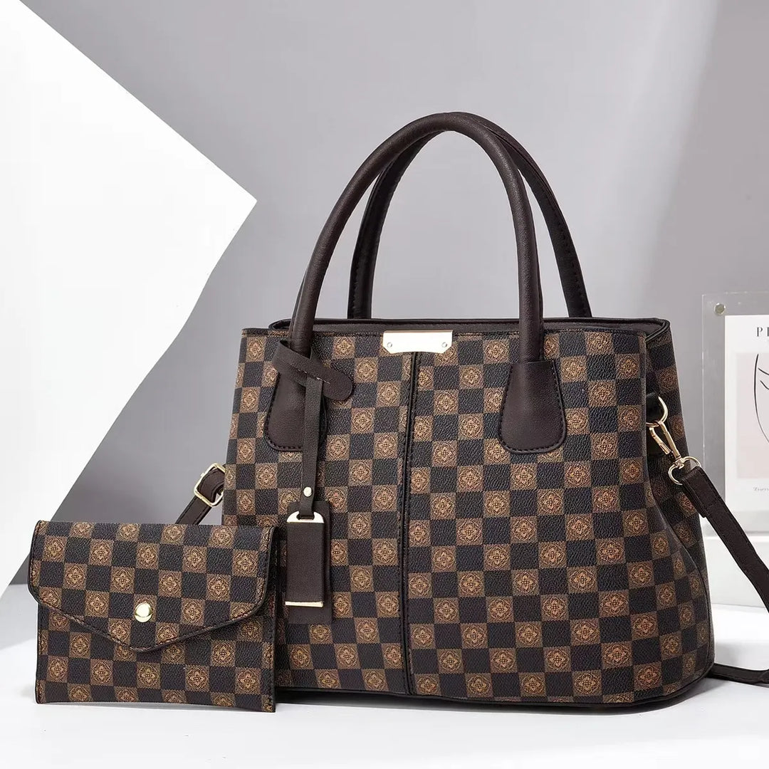 Amelia - Stilig Chic 2-delad Väska Set