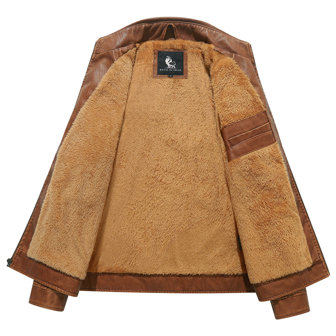 Théo | Veste Biker en Fleece