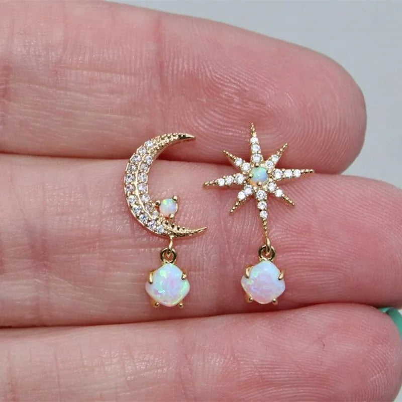 Boucles d'oreilles en perles de classe étoile