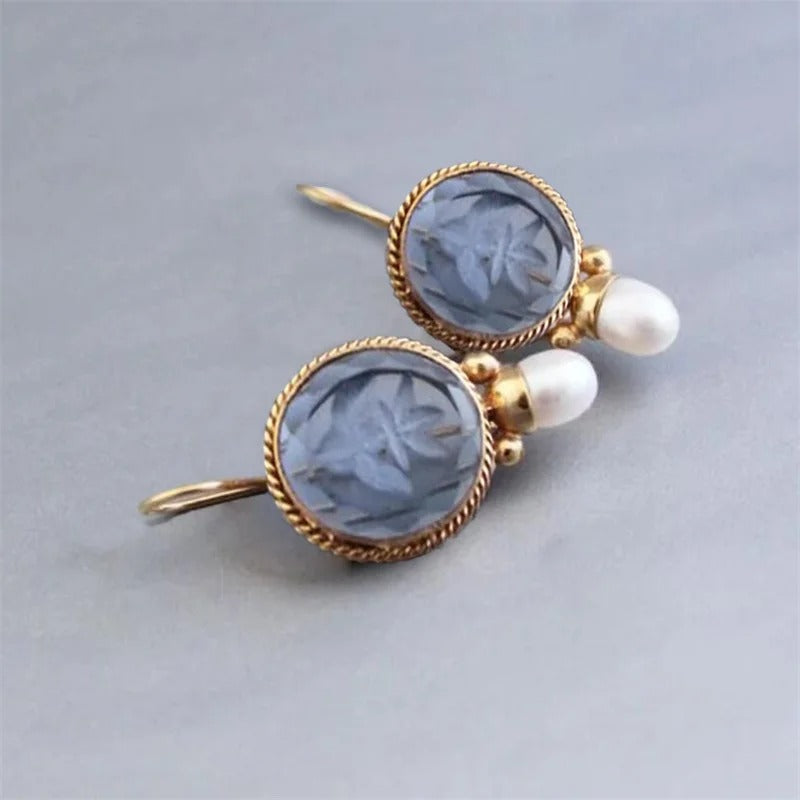 Boucles d'oreilles classiques en perles Sophia
